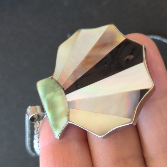 Vintage handmade sterling silver pendant. - Picture 7 of 7